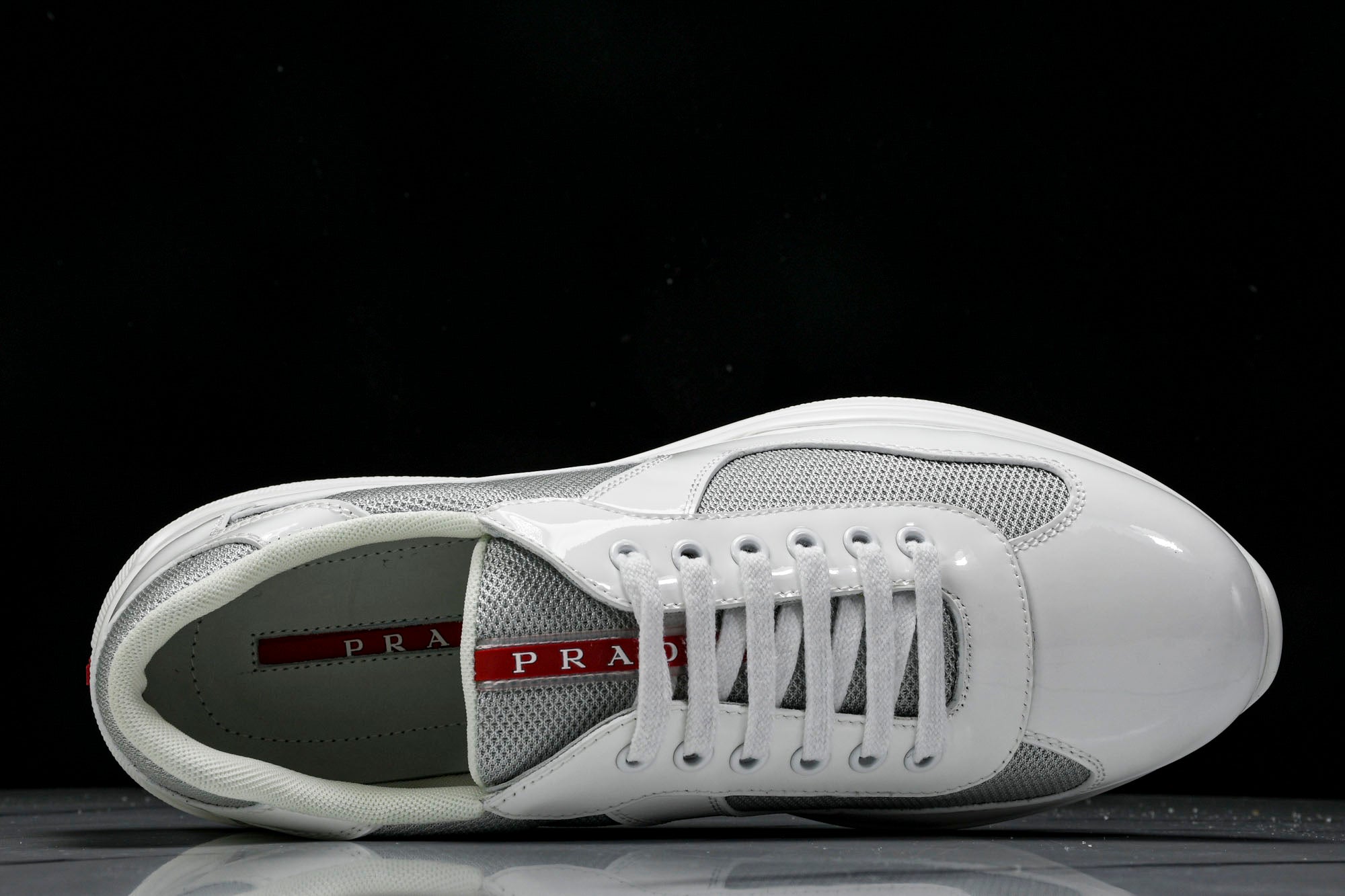 Prada America's Cup Sneaker 'White Silver'