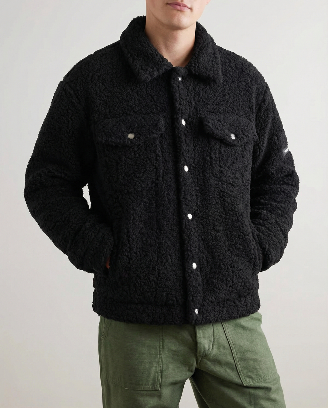 The Sable Shearling Overshirt Jacket