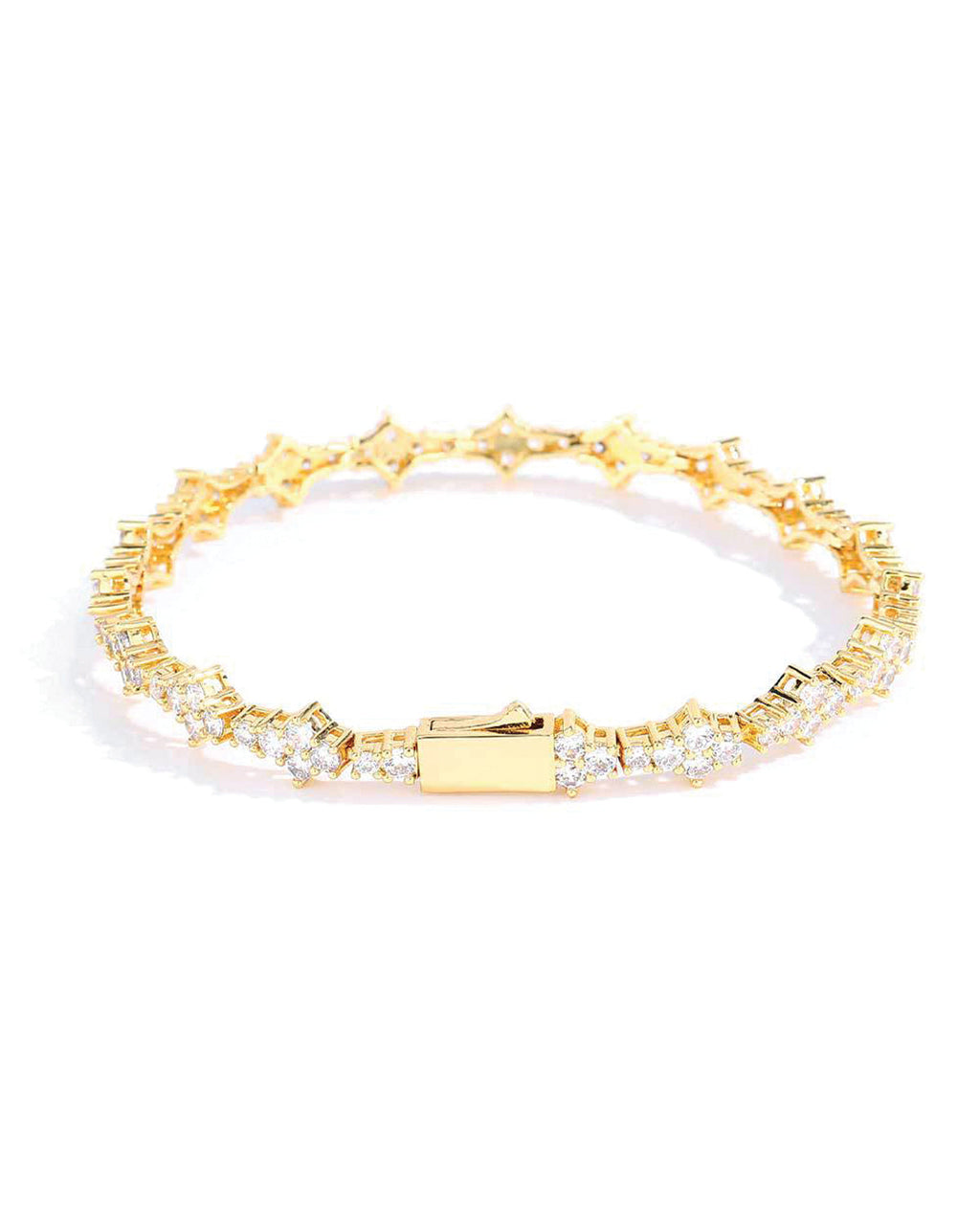 Star Cut Tennis Bracelet