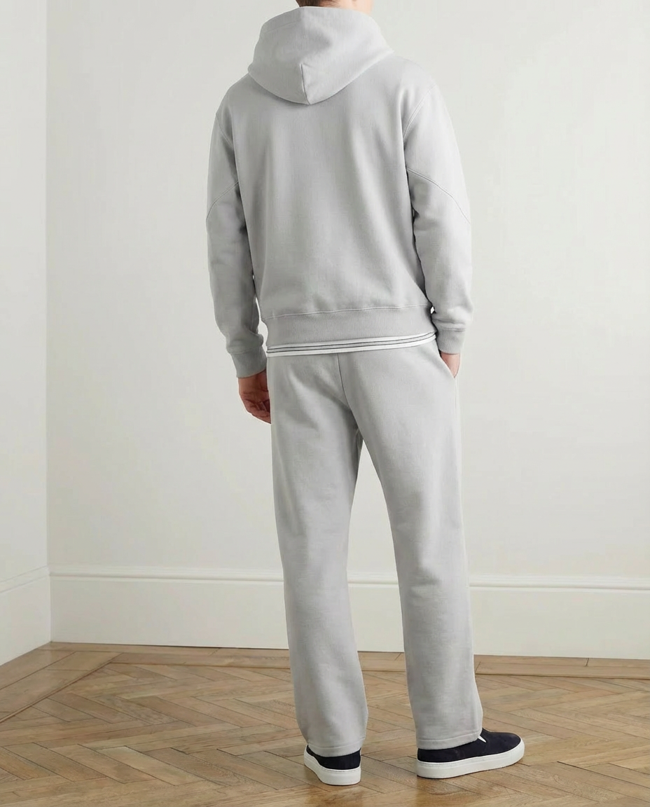 2-piece Loose Fit Hoodie and Joggers Set - Grey