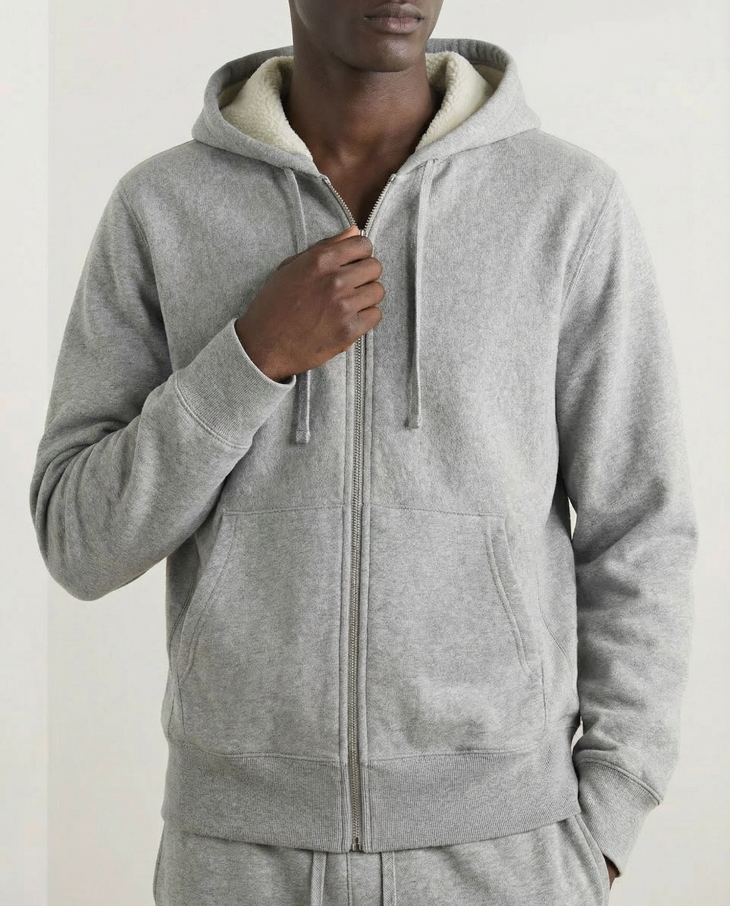 2-piece Loose Fit Zip-Up and Joggers Set