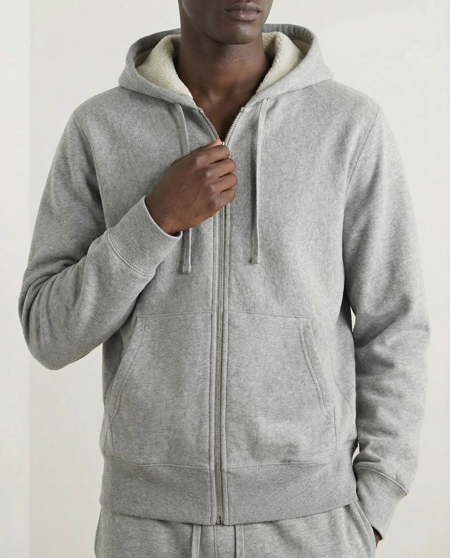 2-piece Loose Fit Zip-Up and Joggers Set