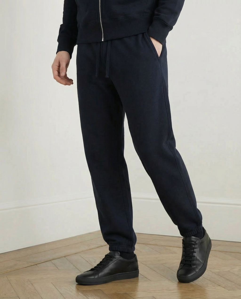 2-piece Loose Fit Zip-Up and Joggers Set