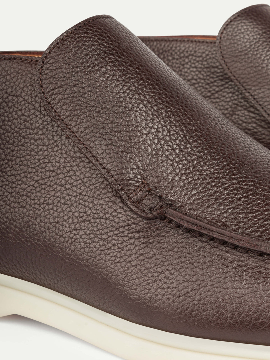 Chocolate Leather City Loafer