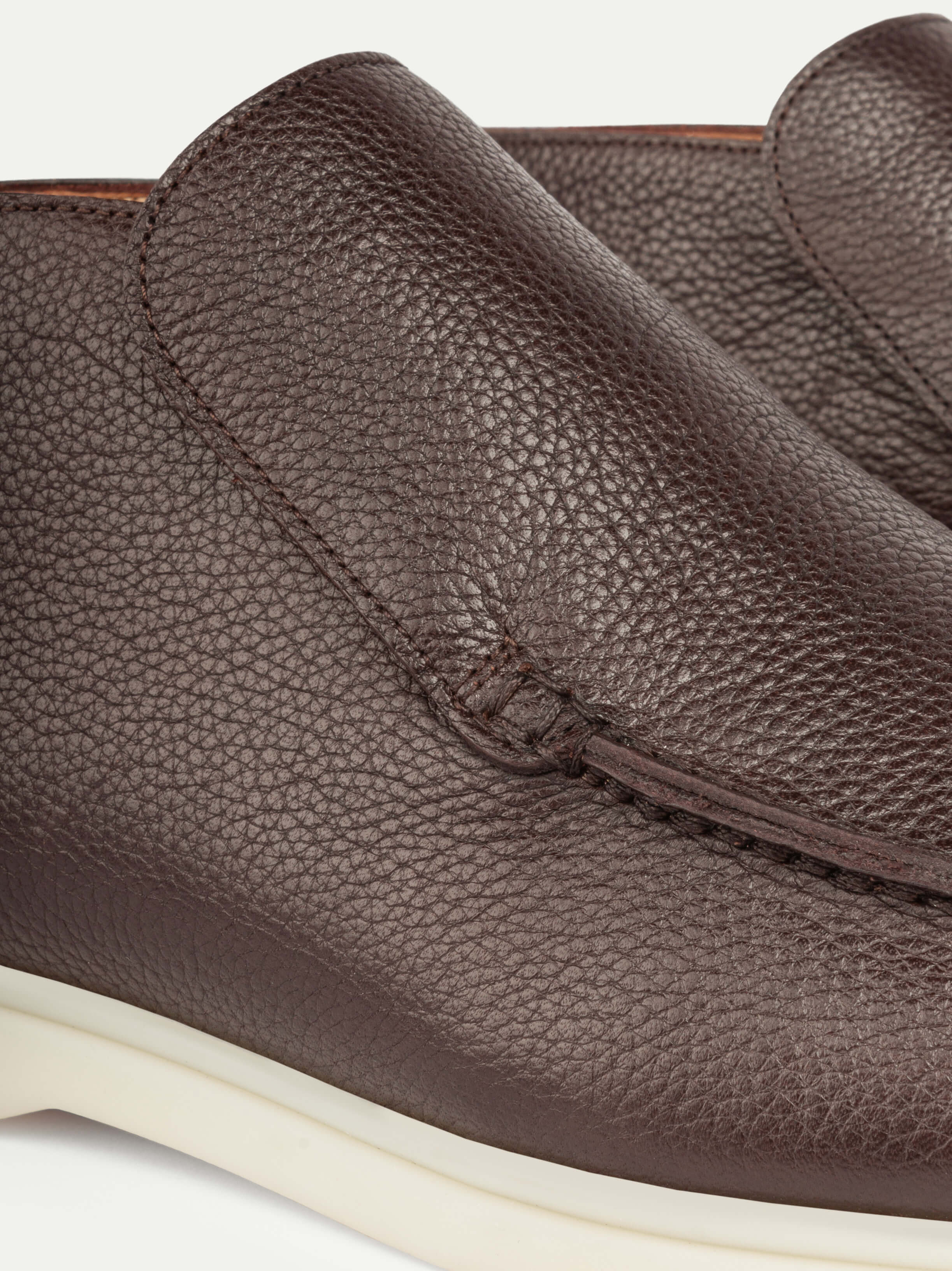 Chocolate Leather City Loafer