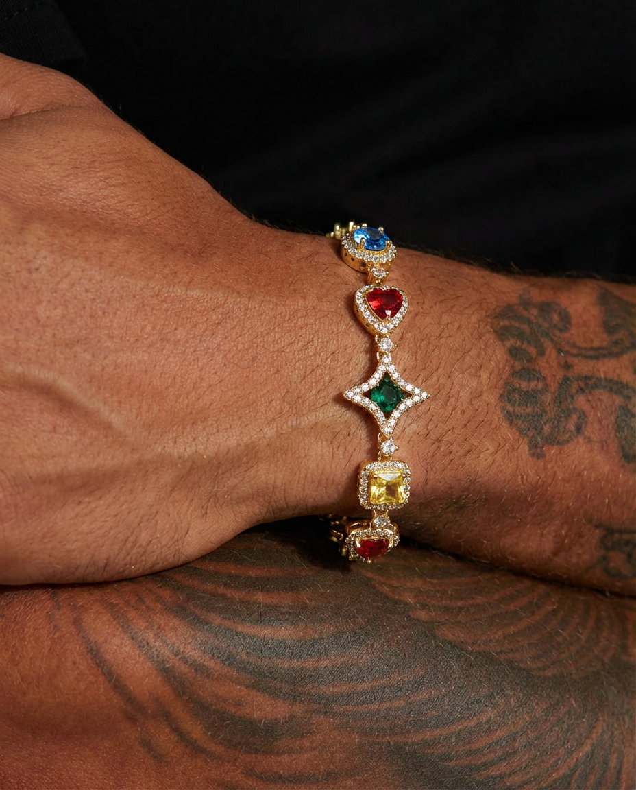 Multicolor Royale Link Bracelet